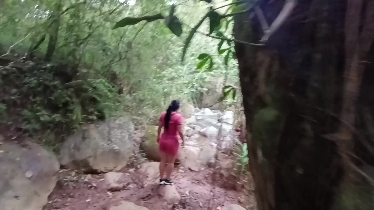 FINAL PART. I REALLY ENJOY FUCKING IN NATURE.. I'm going to the forest to fuck my friend, he cums on my leg