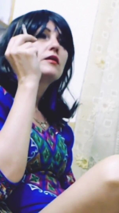 Emotional moment from "She is Addicted To Smoking Cigarette"