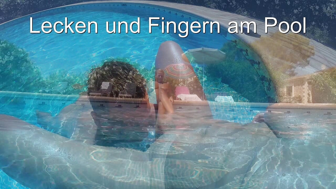 Licking and Fingering by the Pool