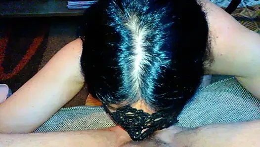 Slutty wife likes to eat husband's anal hole RIMJOB