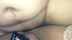 Married friend fucking me bareback at the motel