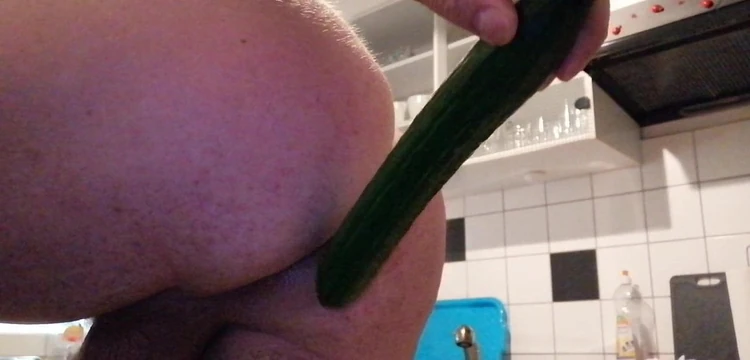 Gurke im Arsch