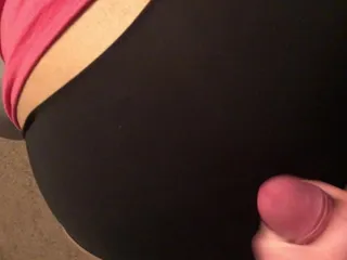 Fullback panty cumshot on my wife!