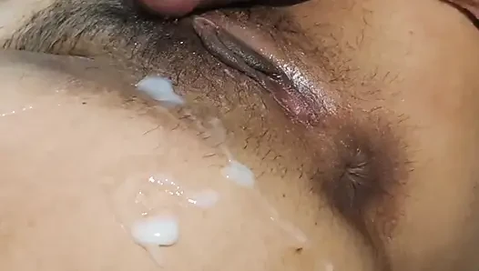 Desi hot indian girl hard sex with x boyfriend Missionary hard indian big 8.1 inch cock and big cum load on pussy