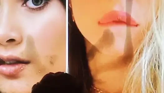 Aitana Ocana porn video – Aitana y Lola Indigo doble cumtribute