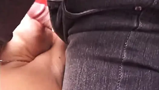 Fit Blonde Rides Lucky Guy’s Cock