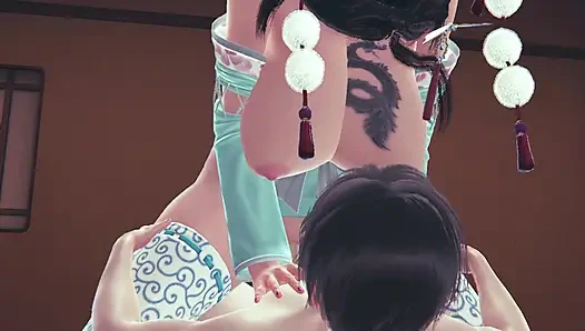 JAPANISCHE STIEFMUTTER KÖNIGIN HAT SEX MIT IHREM STIEFSOHN, WENN SIE ALLEIN SIND