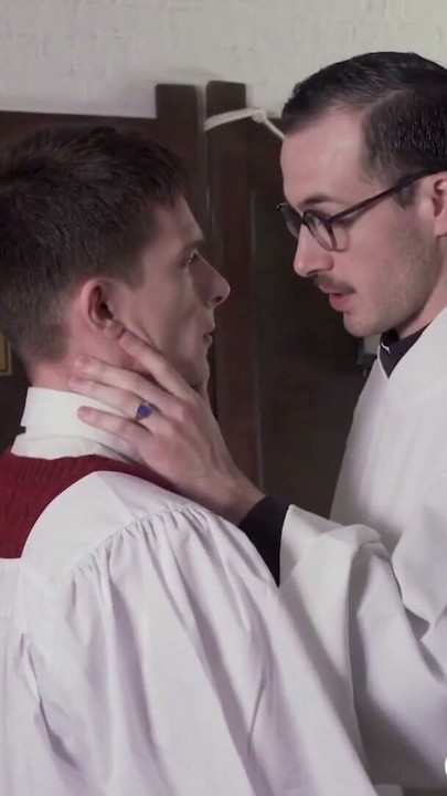 Religious guy seduced by daddy into forbidden raw pounding | Clip 1