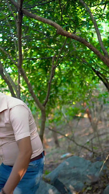 Had hardcore sex with friend's girlfriend in the forest | Clip 2