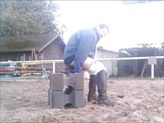 Dildo in the Riding Arena