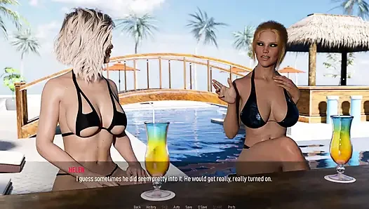 Geteilte wünsche: sexy hotwives oben ohne am strand - episode 2