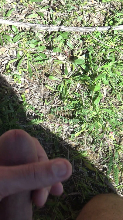 OMG!!! Real voyeur runs away after I start pissing from my hairy pussy | Clip 1