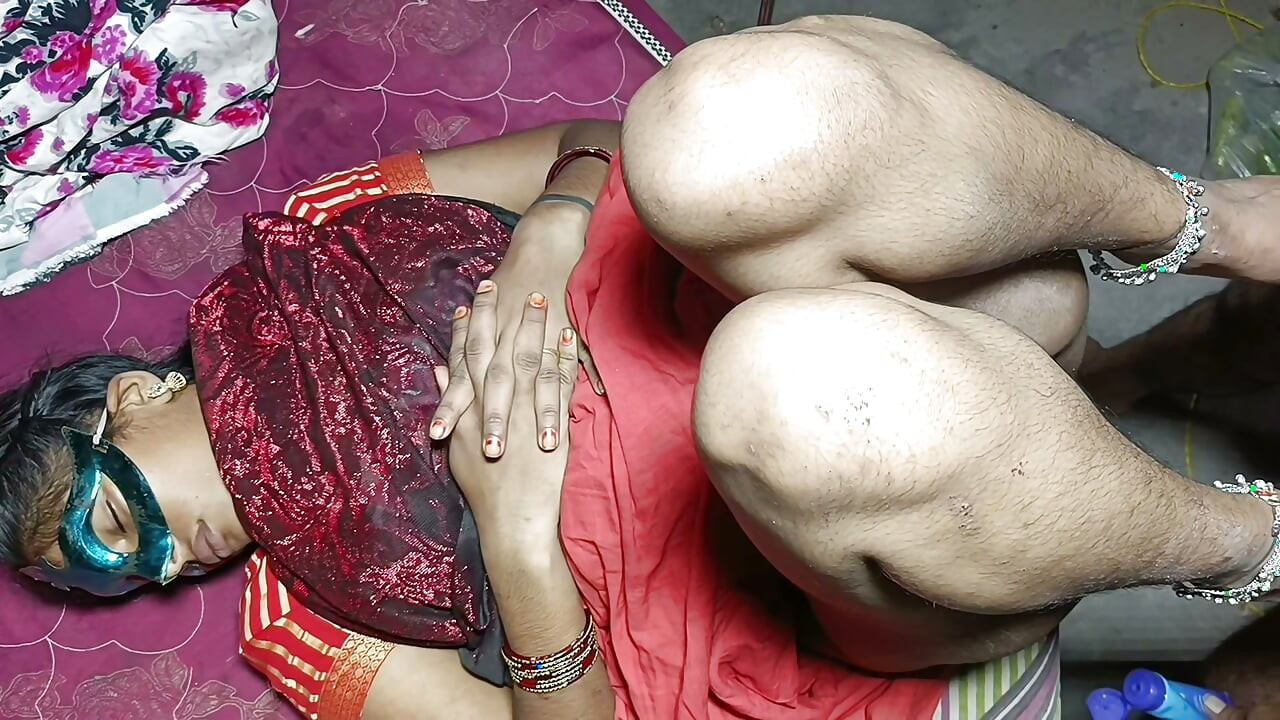 Stepmom's ass fucked by stepson's cock in missionary style Hindi audio