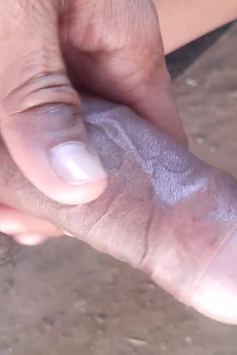 Black Cock Close up Handjob Indian Man