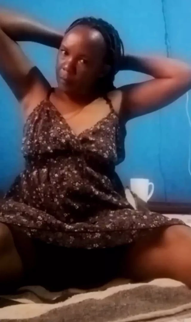 She Undress Her Self and Masturbating