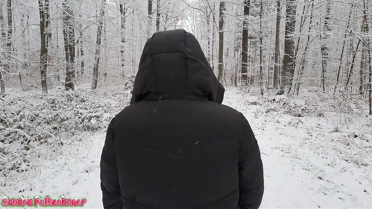 เดินท่ามกลางหิมะ!