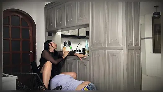 En İyi Arkadaşımın Kocasıyla Mutfakta Seks Yapıyorum Melany Latina