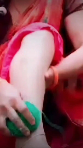 Unforgettable moment from "Hot beautiful sexy girl bathing her hot boobs with water Washing her pussy with water"