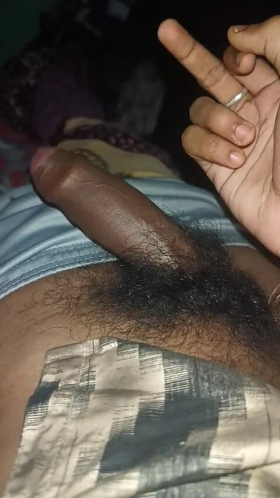 You are my slut, bow my black cock with both hands.
