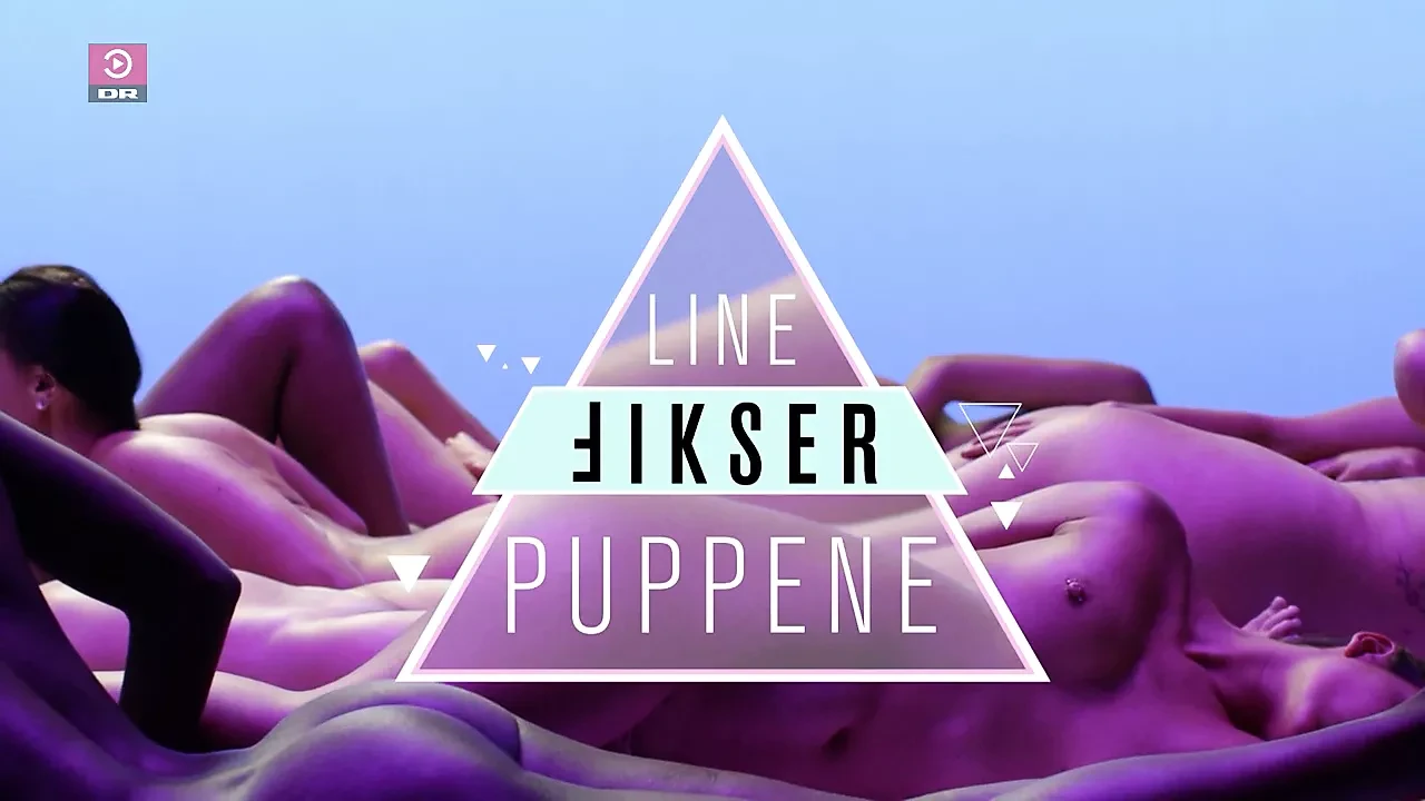 Norwegian host Line touches tits and poses