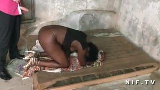Gorda francesa puta negra agarrada e sodomizada