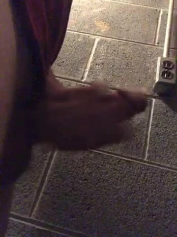 Young dude jacking off