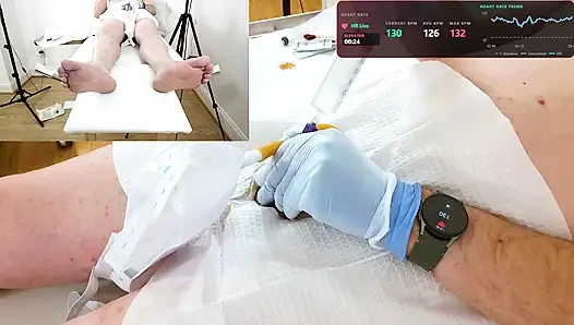 Canlı telemetri ile 22 Fransız foley sokma