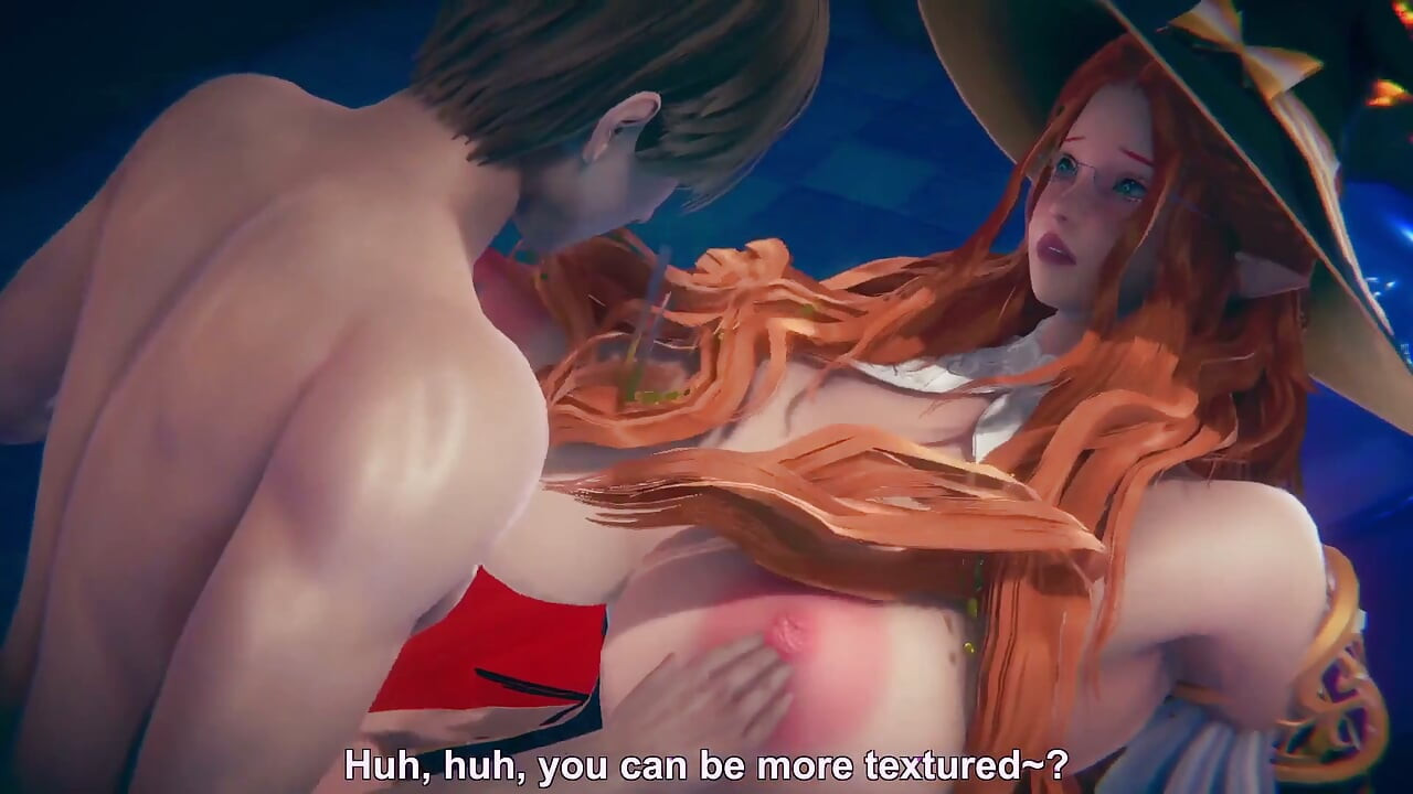 Fucking a BBW Elven Witch in the pool : 3D Hentai