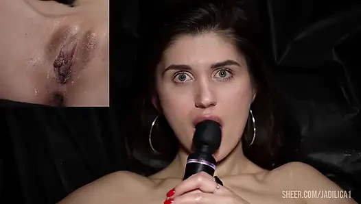 Tight Pussy Gets Lots of Orgasms Playing 1 on 1 with the Camera