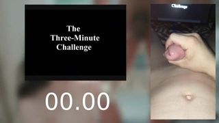 Whiteboy cums prematurely to 3 minute BBC Challenge