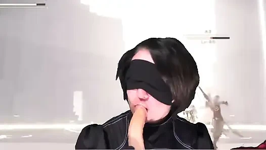 Минет и инструкция по дрочке от Automata