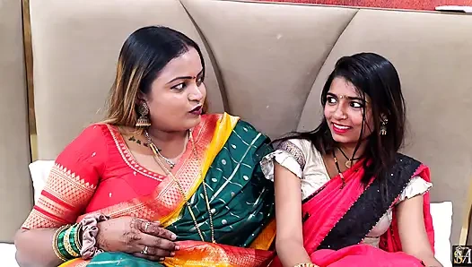 Indian desi jija sali bhabhi dever threesome hardcore sex video