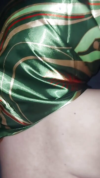 Aunt Anne's Wedding Dress with a Shaved Face