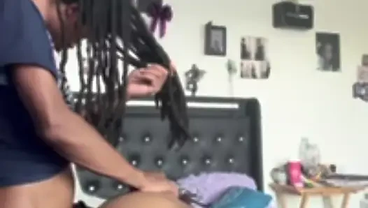 Stepsister keep waking me up for sex when our parents go to work