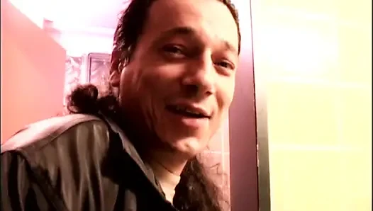 She Was Enjoying Sucking Three Big Hard Cock Before She Get Fucked