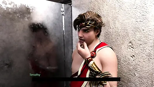 Big Cock Guy Fucking Two Girls In Toilet And Creampies Threesome Sex