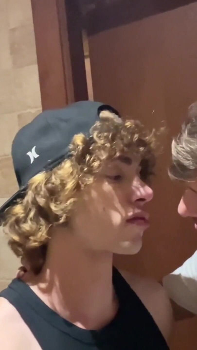 Naughty boys love public bathrooms | Clip 1