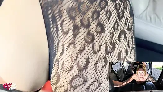 Блондинка-нейлоновая проститутка позволяет себе трахнуться, связанная с задницей!!