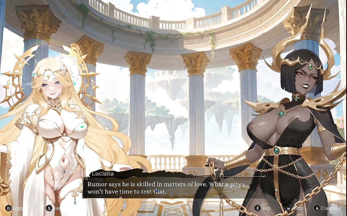 Aura 2 Lust of the Gods Hentai Game Ep.2 husband FACIAL my WIFE while I make her SQUIRT with a DILDO !