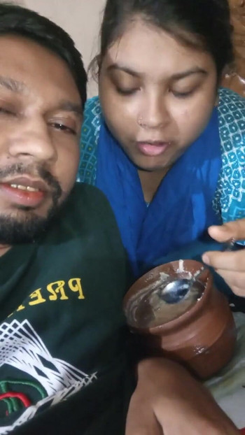 Captivating moment from "full masti in bedroom husband wife romantic vlogs"