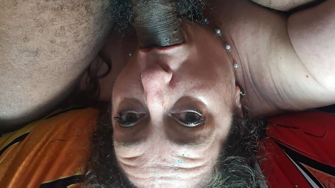 BBW Submissive Slut Roughly Face Fucked by BBC