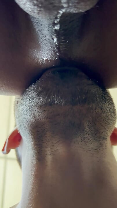 He wanted me to play with his dildo before feeling my hard latino cock inside