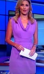 Crystal booty purple dress