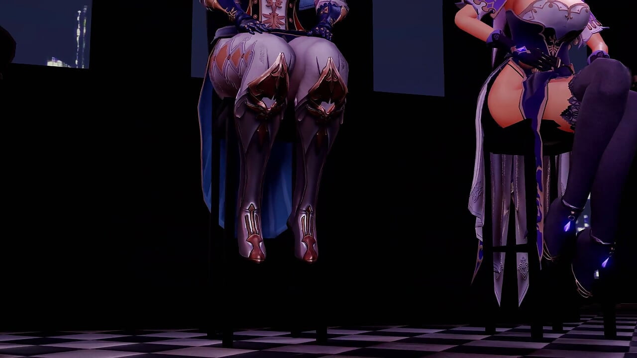 Genshin Impacr - geile Genshin-meisjes - hardcore seks & kreunen - 3D Hentai-animaties
