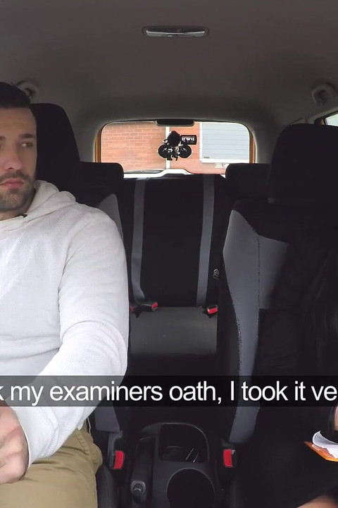 Fake driving school - jasmine jae si cewek hot rambut cokelat lagi asik pamer tubuh max di dalam mobil dan ngentot gaya doggy habis-habisan sampai mengerang keenakan