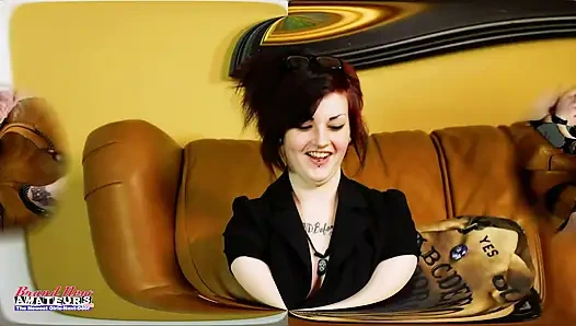 Minyon mürekkepli esmer üniversiteli marcie dildo oyuncağı yoğun solo orgazm!