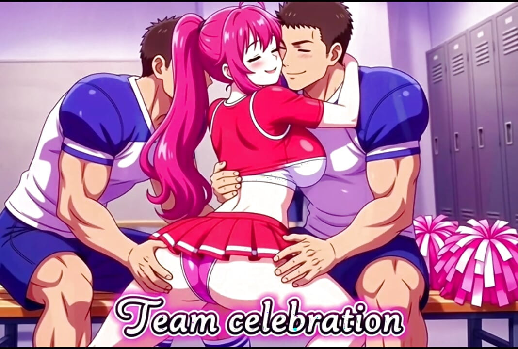 cheerleader Mia gives her favorite team the ultimate private celebration