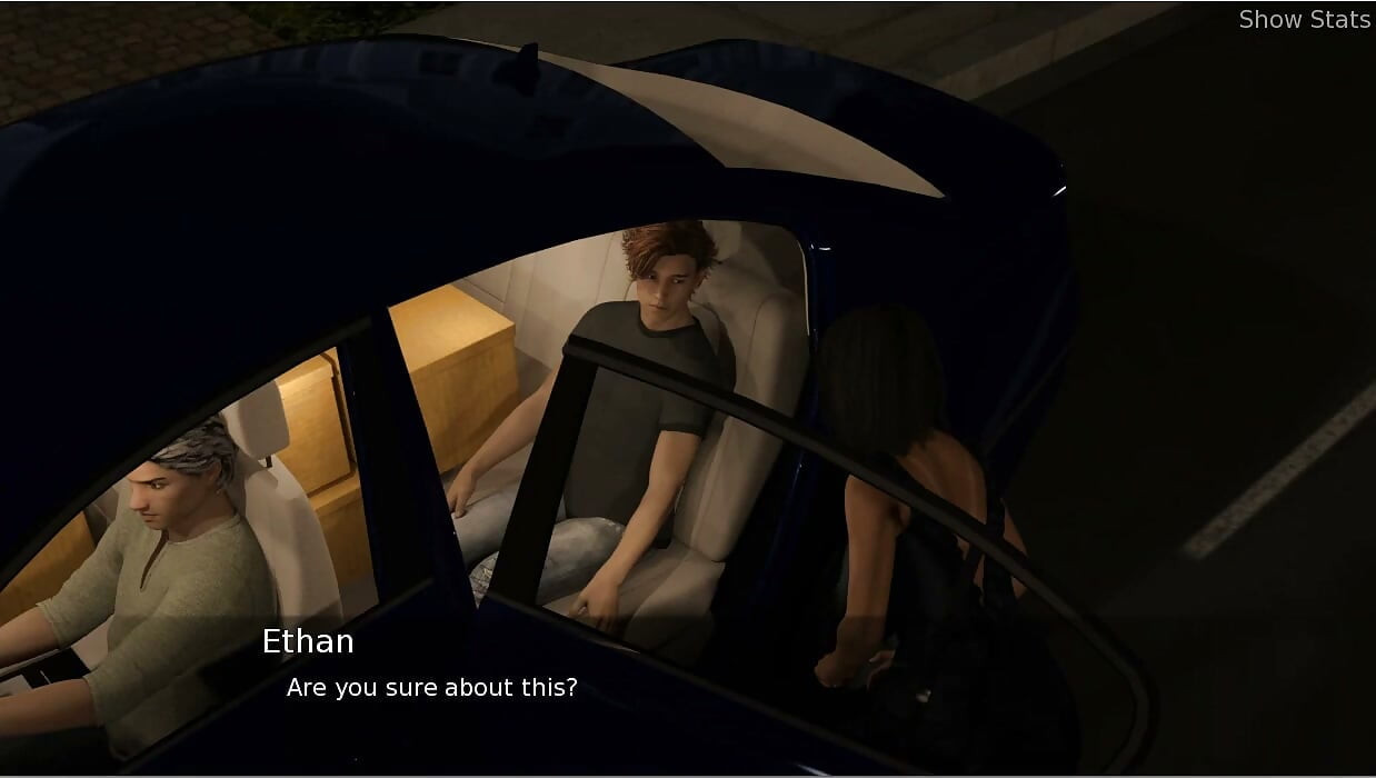 Project Hotwife - Phw - Gameplay - Roleplay - Car Ride with Collegue on His Lap