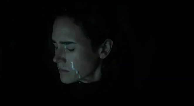 Jennifer Connelly with cum on her face