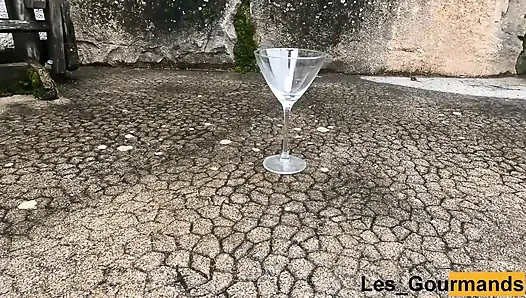 4K - MILF in High Heels and Stockings, with Big Pierced Pussy Lips Pissi...